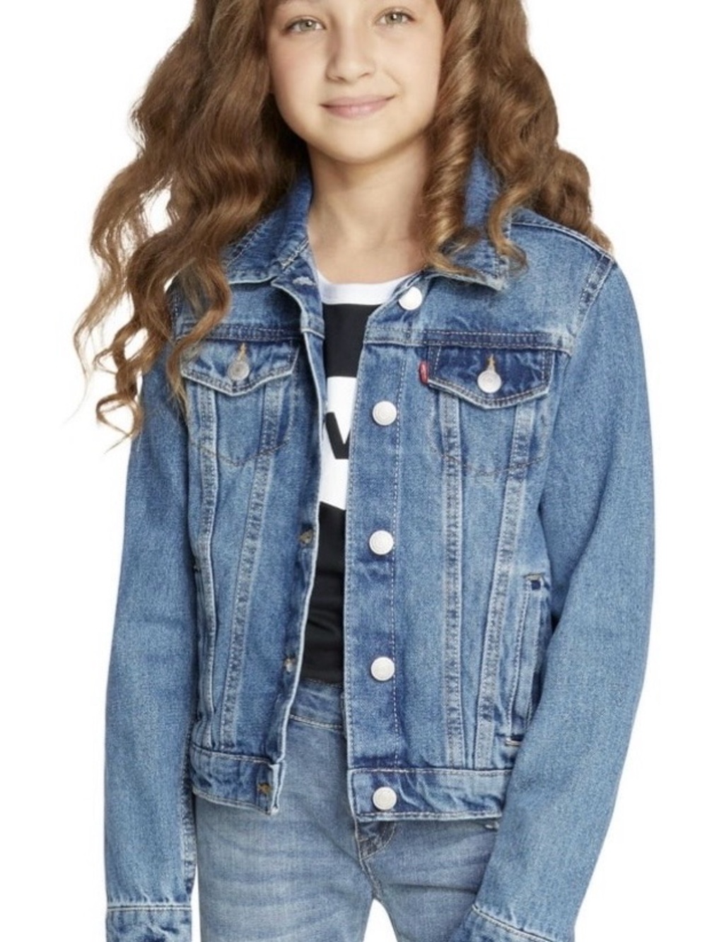 Levi's Girls Blue Denim Trucker Jacket